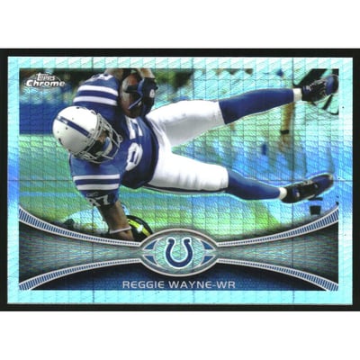 2012 Topps Chrome Prism Refractors #190 Reggie Wayne