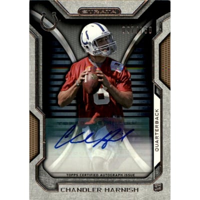 2012 Topps Strata Rookie Autographs Bronze #RACH Chandler Harnish