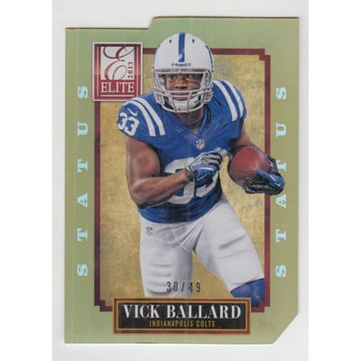 2013 Elite Status Gold #45 Vick Ballard