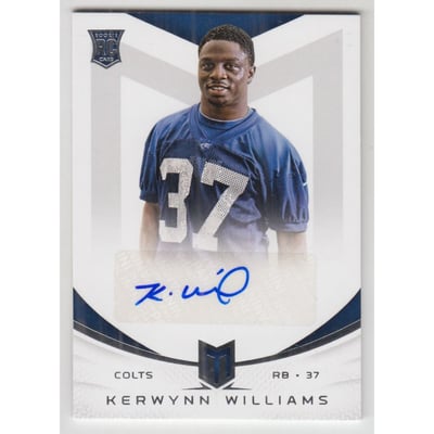 2013 Momentum Rookie Signatures Silver #153 Kerwynn Williams/199