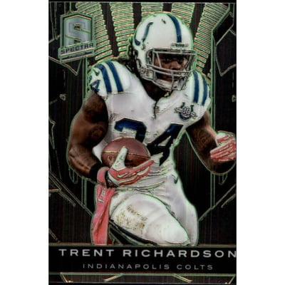 2013 Panini Spectra Embossed Green #46 Trent Richardson