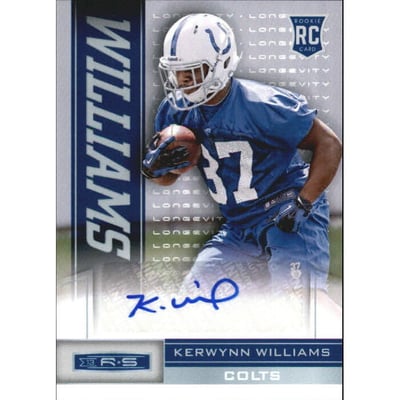 2013 Rookies and Stars Rookie Autographs Longevity #254 Kerwynn Williams