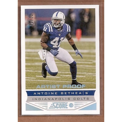 2013 Score Artist's Proof #94 Antoine Bethea