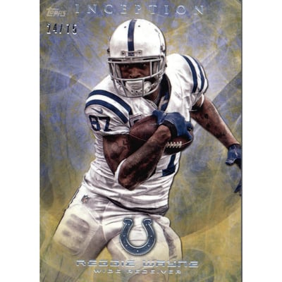 2013 Topps Inception Yellow #77 Reggie Wayne