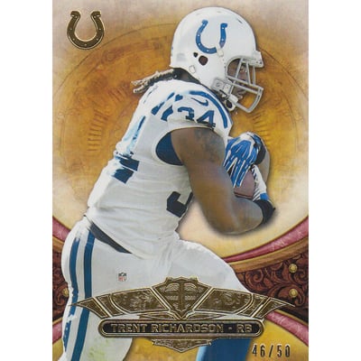 2013 Topps Triple Threads Ruby #51 Trent Richardson