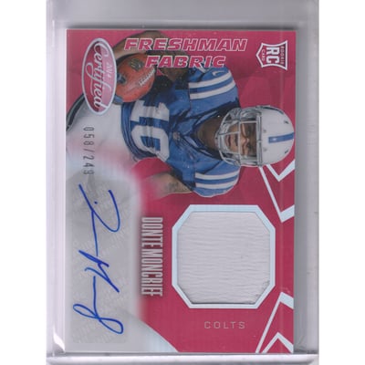 2014 Certified Red #218 Donte Moncrief JSY AU/249
