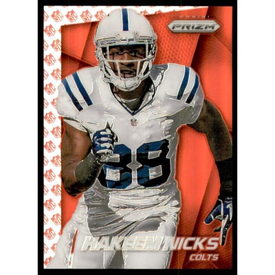 2014 Panini Prizm Prizms NFL Shield #25 Hakeem Nicks