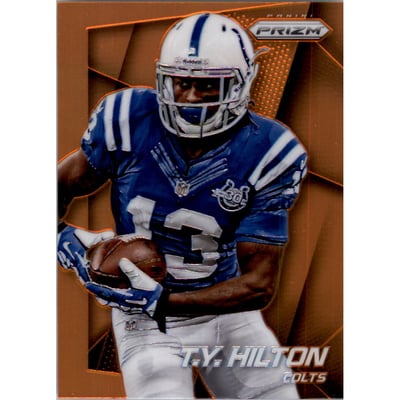 2014 Panini Prizm Prizms Orange #136 T.Y. Hilton