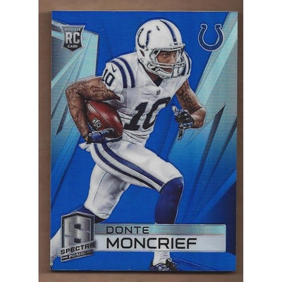 2014 Panini Spectra Prizms Blue #199 Donte Moncrief