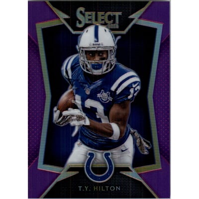 2014 Select Prizm Purple #40 T.Y. Hilton