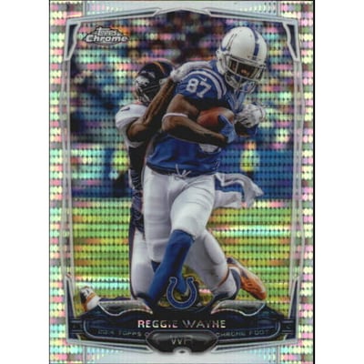2014 Topps Chrome Mini Pulsar Refractors #14 Reggie Wayne