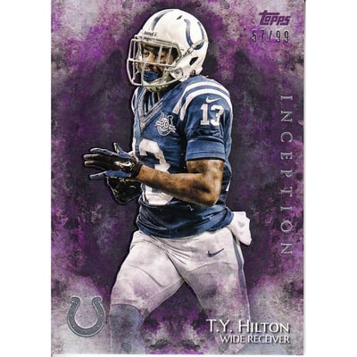 2014 Topps Inception Purple #29 T.Y. Hilton