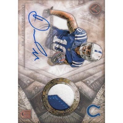 2014 Topps Valor Shield of Honor Patch Autographs #SOHDM Donte Moncrief