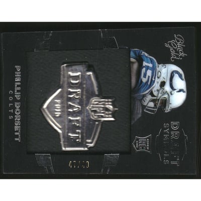 2015 Panini Black Gold Draft Symbols White Gold #DRFT19 Phillip Dorsett