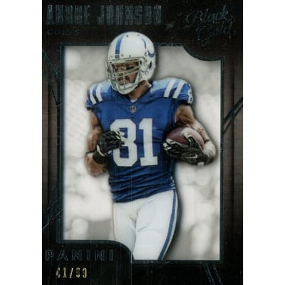 2015 Panini Black Gold White Gold #22 Andre Johnson