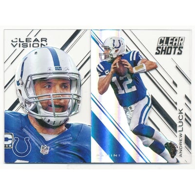 2015 Panini Clear Vision Clear Shots #CS1 Andrew Luck