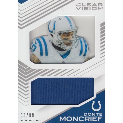 2015 Panini Clear Vision Jerseys #11 Donte Moncrief/99
