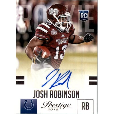 2015 Prestige Rookie Autographs #252 Josh Robinson