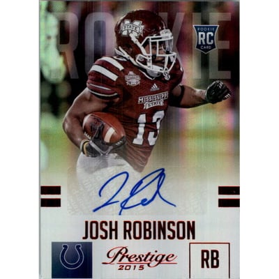 2015 Prestige Rookie Autographs Red #252 Josh Robinson