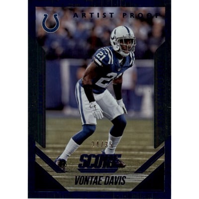 2015 Score Artist's Proof #294 Vontae Davis