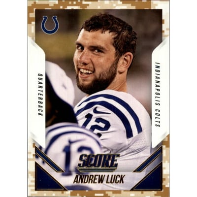 2015 Score Photo Variations Desert Camo #284 Andrew Luck