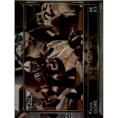 2015 Topps Chrome Sepia Refractors #53 Frank Gore