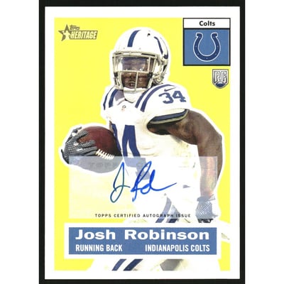 2015 Topps Heritage Autographs #94 Josh Robinson