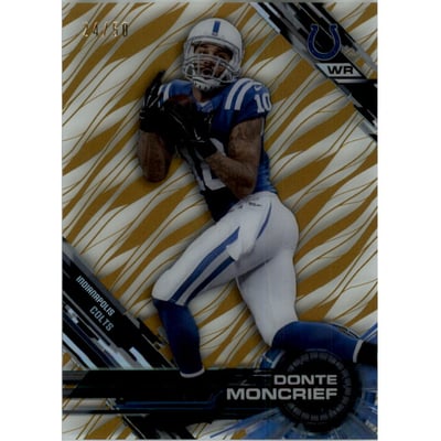 2015 Topps High Tek Gold Rainbow Diffractor #26 Donte Moncrief A