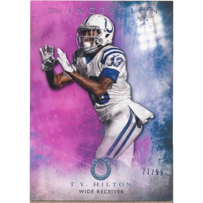 2015 Topps Inception Magenta #99 T.Y. Hilton