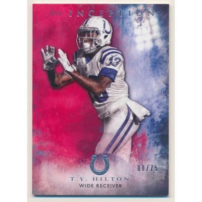 2015 Topps Inception Red #99 T.Y. Hilton