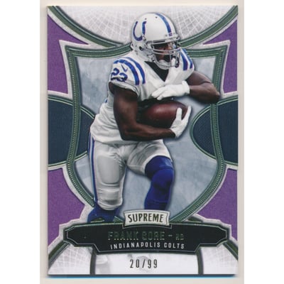 2015 Topps Supreme Violet #99 Frank Gore