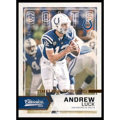 2016 Classics Timeless Tributes Bronze #84 Andrew Luck