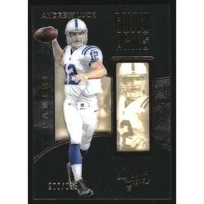 2016 Panini Black Gold Golden Arms #8 Andrew Luck