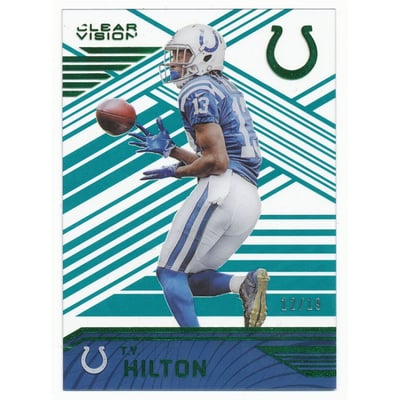 2016 Panini Clear Vision Emerald #30 T.Y. Hilton