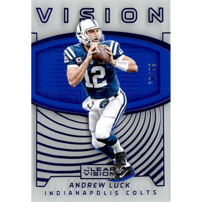 2016 Panini Clear Vision Vision Blue #15 Andrew Luck