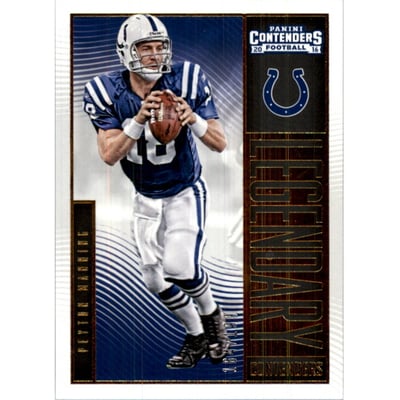 2016 Panini Contenders Legendary Contenders Gold #16 Peyton Manning