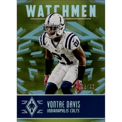 2016 Panini Phoenix Watchmen Yellow #WMVD Vontae Davis