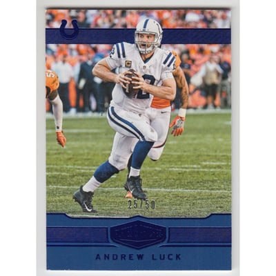 2016 Panini Plates and Patches Blue #43 Andrew Luck