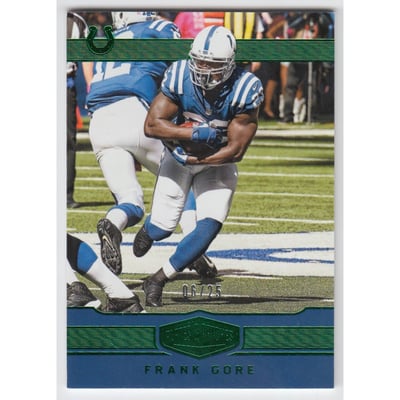 2016 Panini Plates and Patches Green #45 Frank Gore