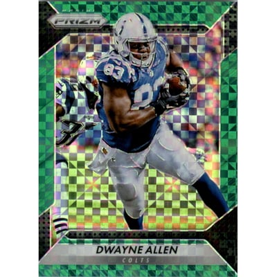 2016 Panini Prizm Prizms Green Power #182 Dwayne Allen