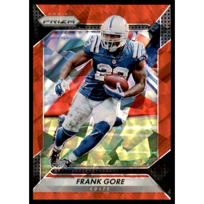 2016 Panini Prizm Prizms Red Crystals #142 Frank Gore