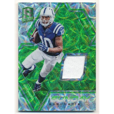 2016 Panini Spectra Sunday Spectacle Jerseys Neon Green #12 Donte Moncrief/25