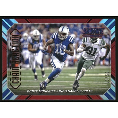 2016 Score Chain Reaction Jumbo Red #10 Donte Moncrief