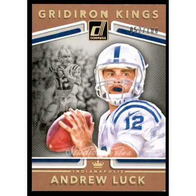 2017 Donruss Gridiron Kings Studio Series #39 Andrew Luck