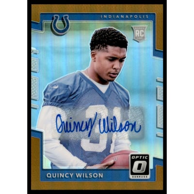 2017 Donruss Optic Rookie Autographs Bronze #111 Quincy Wilson