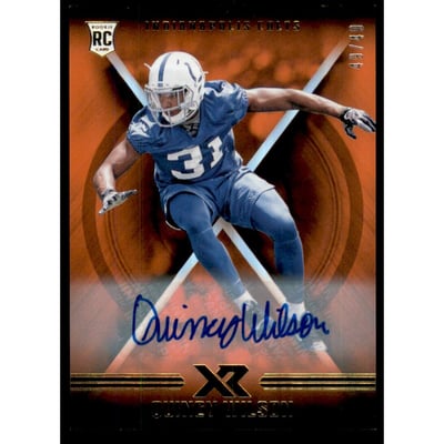 2017 Panini XR Autographs Orange #145 Quincy Wilson