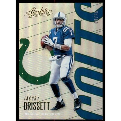 2018 Absolute Spectrum Green #42 Jacoby Brissett