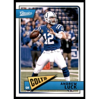 2018 Classics Blank Back #43 Andrew Luck