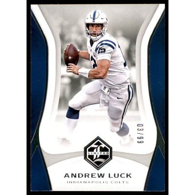 2018 Limited Silver Spotlight #42 Andrew Luck