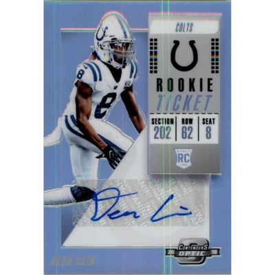2018 Panini Contenders Optic #197 Deon Cain AU RC